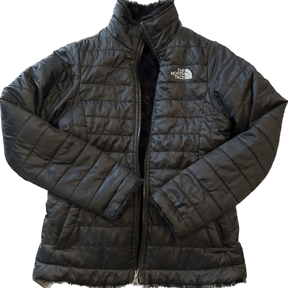 North Face Reversible Puffer and Sherpa Jacket